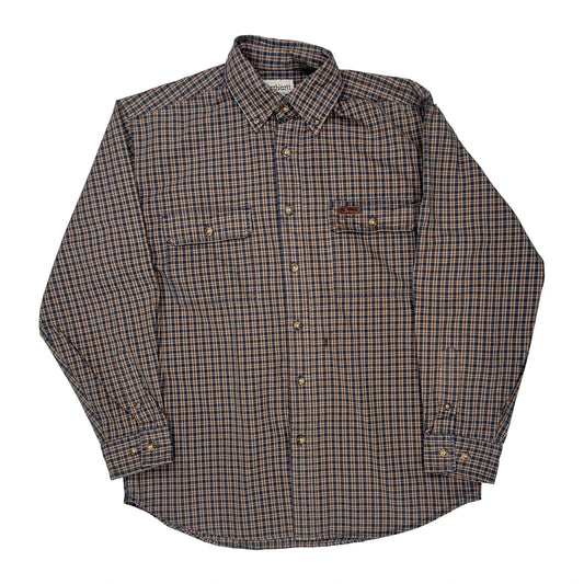 Carhartt Checked Shirt - Medium Blue Cotton
