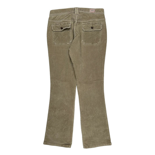 Vintage Levis Cord Trousers - 30″ Waist Khaki Cotton
