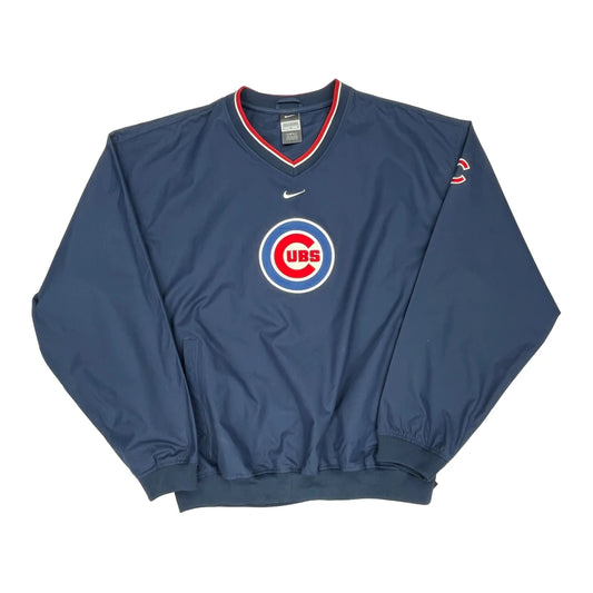 Cubs Nike Mlb Windbreaker - Large Navy Polyester
