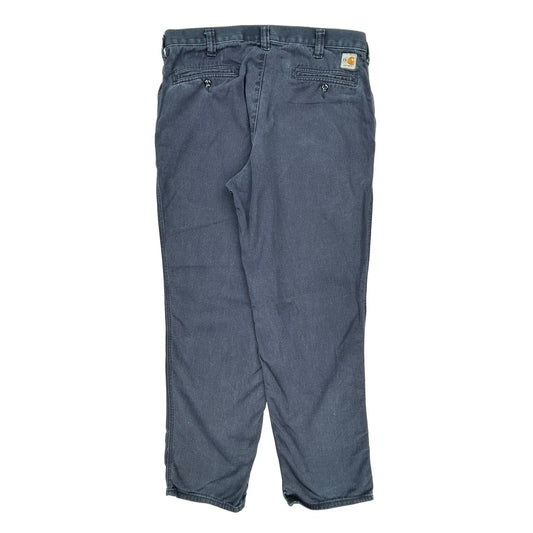Carhartt Trousers - 36W 32L Grey Cotton