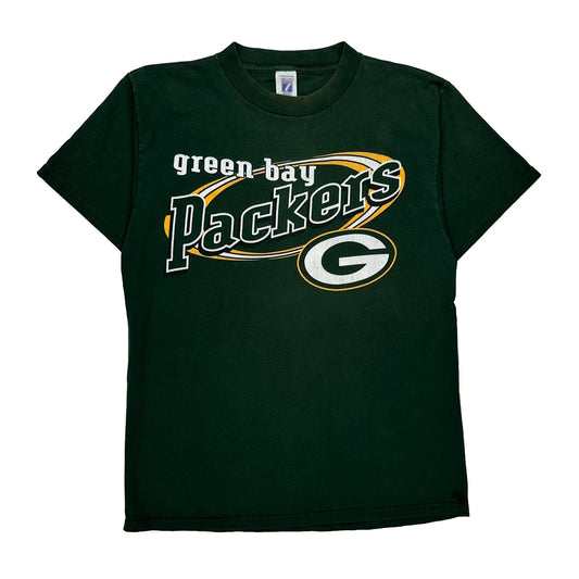 Vintage Green Bay Packers Logo Athletics Nfl T-Shirt - Large Green Cotton