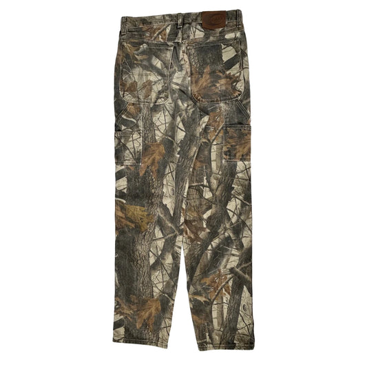 Vintage Wrangler Camo Cargo Trousers - 30W 34L Camo Cotton