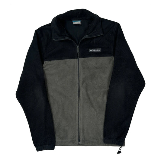 Columbia Fleece Jacket - Small Grey Polyester