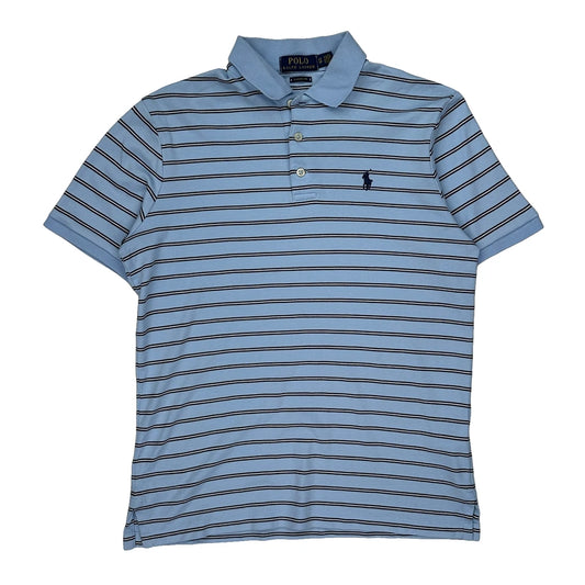 Polo By Ralph Lauren Striped Polo Shirt - XS Blue Cotton