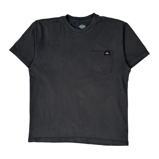 Vintage Dickies T-Shirt - Large Black Cotton