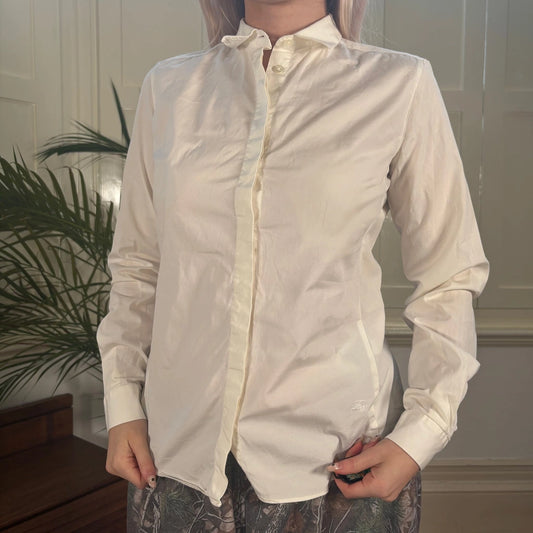 Vintage white Fay Shirt - womens small