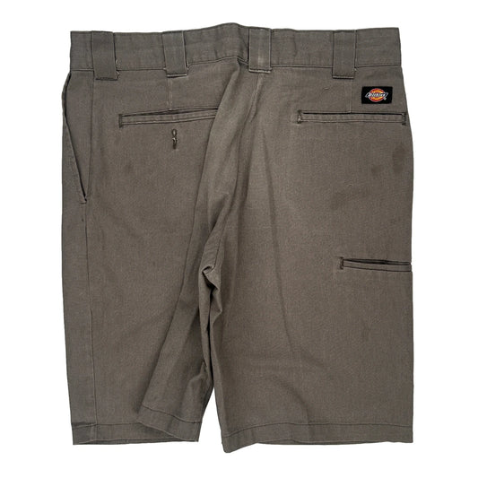 Dickies Shorts - 32W 11L Grey Cotton Blend
