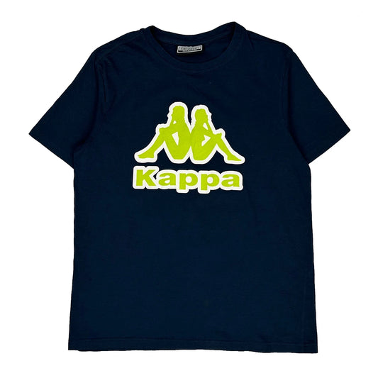 Vintage Kappa T-Shirt - Medium Navy Cotton