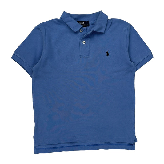 Age 7 Polo By Ralph Lauren Polo Shirt - Small Blue Cotton