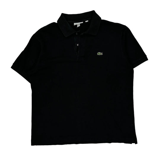 Lacoste Polo Shirt - XL Black Cotton