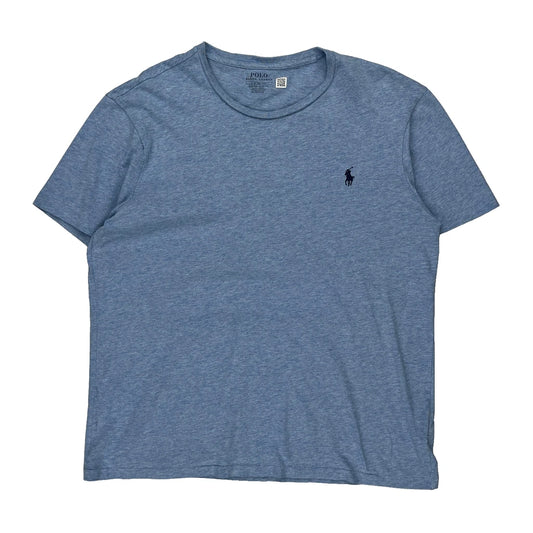 Polo By Ralph Lauren Slim Fit T-Shirt - Large Blue Cotton
