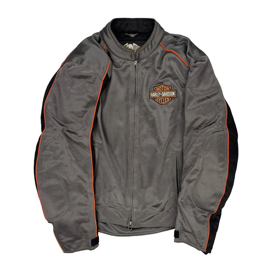 Harley Davidson Jacket - Medium Grey Polyester