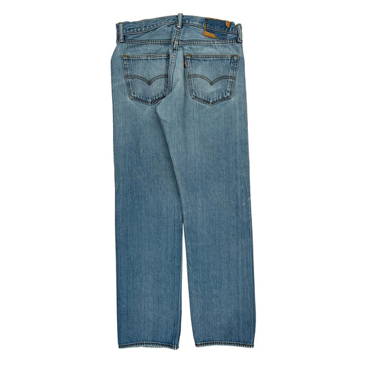 501 Levis Jeans - 30W 30L Light Wash Cotton