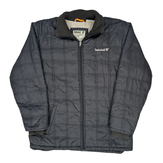 Vintage Timberland Jacket - Large Grey Nylon