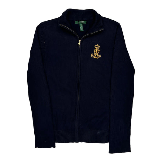 Ralph Lauren Track Jacket - Large Navy Cotton