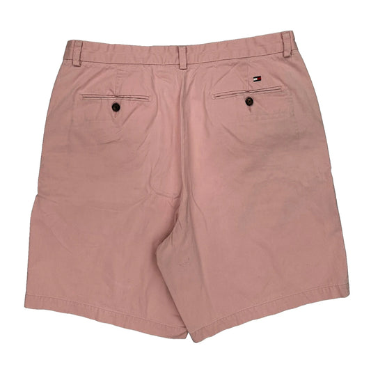 Tommy Hilfiger Chino Shorts - 34W 8L Pink Cotton