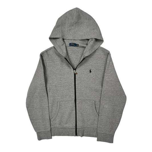 Polo By Ralph Lauren Hoodie - Large Grey Cotton