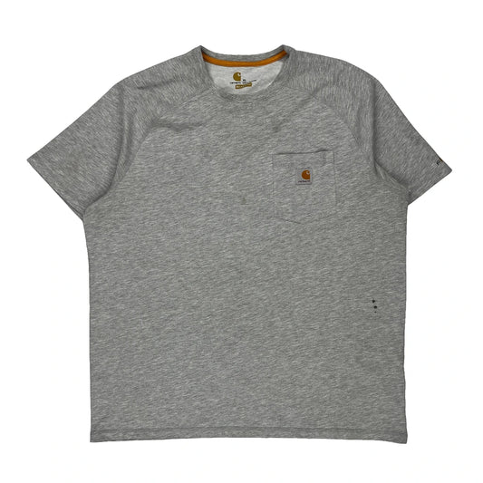 Carhartt T-Shirt - XL Grey Cotton