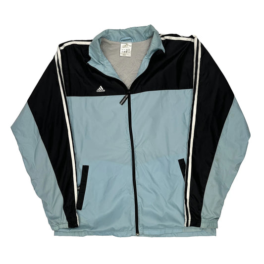 Adidas Track Jacket - Large Black Polyester