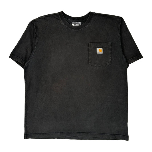 Carhartt T-Shirt - Large Black Cotton