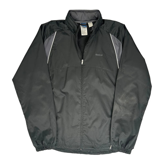 Reebok Windbreaker - XL Black Polyester