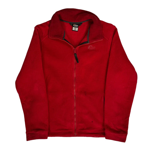Vintage Low Alpine Fleece Jacket - Small Red Polyester