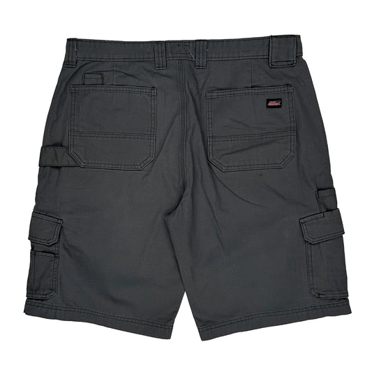 Dickies Cargo Shorts - 35W 10L Grey Cotton Blend