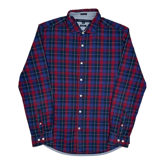 Vintage Tommy Hilfiger Checked Shirt - Large Multicoloured Cotton