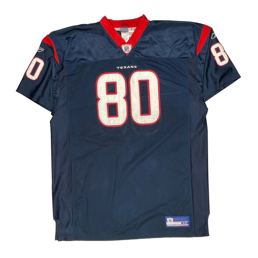 Texans Reebok Nfl Jersey - 2XL Navy Elastane