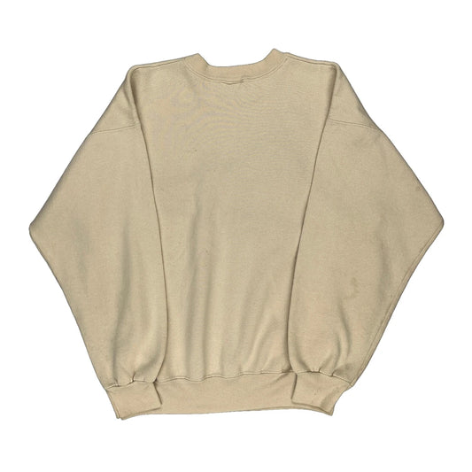Unbranded Sweatshirt - XL Beige Cotton