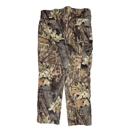 Cabelas Camo Cargo Trousers - 34W 30L Camo Cotton