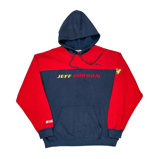 Jeff Gordon Chase Authentics Nascar Hoodie - XL Blue Polyester Blend