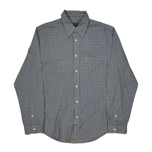 Ralph Lauren Checked Shirt - Large White Cotton