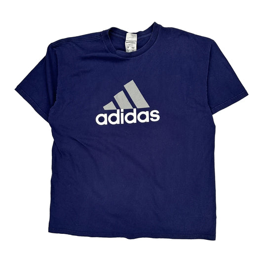 Adidas T-Shirt - XL Blue Cotton