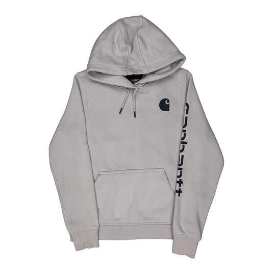 Vintage Carhartt Hoodie - Small Grey Cotton