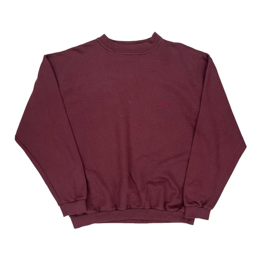 Wrangler Sweatshirt - XL Burgundy Cotton