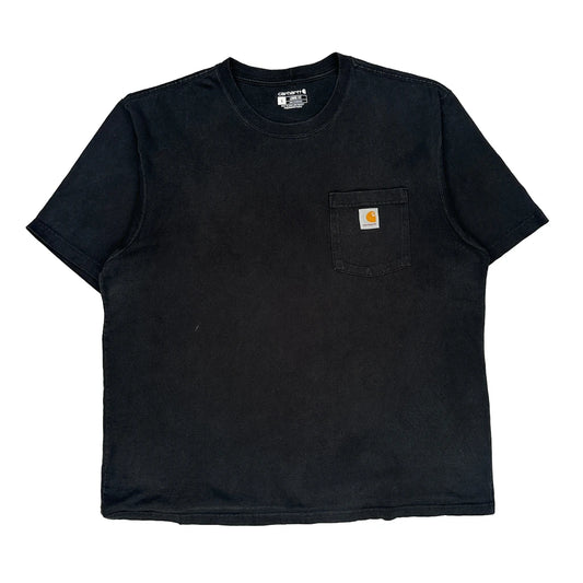 Carhartt T-Shirt - Large Black Cotton