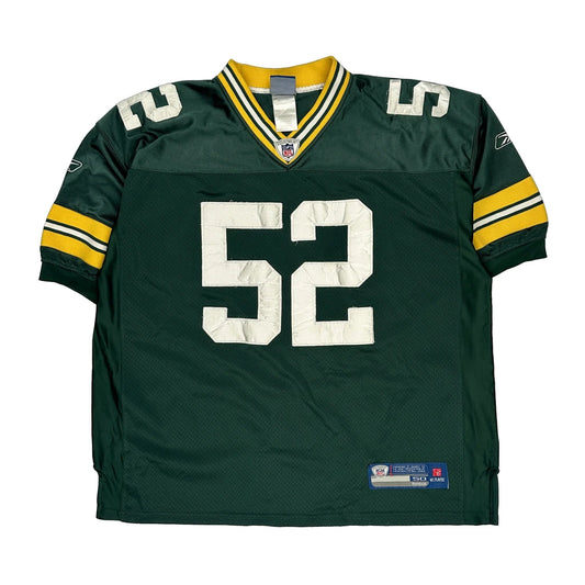 Green Bay Packers Reebok Nfl Jersey - Large Green Polyester