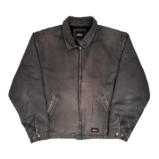 Dickies Jacket - Large Grey Cotton Blend