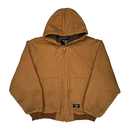 Walls Workwear Jacket - Large Brown Cotton