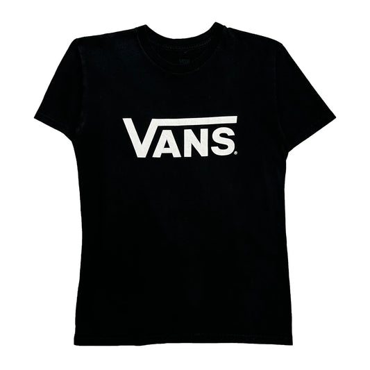 Vintage Vans T-Shirt - Small Black Cotton