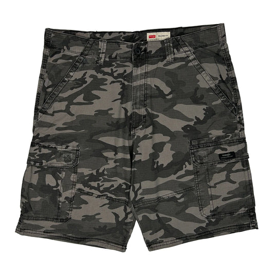 Wrangler Camo Cargo Shorts - 34W 10L Camo Cotton