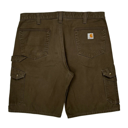 Carhartt Cargo Shorts - 36W 11L Brown Cotton