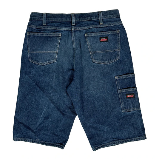 Vintage Dickies Denim Shorts - 34W 11L Blue Cotton