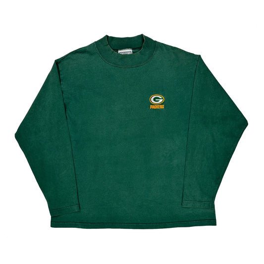 Vintage Packers Lee Sport Nfl Long Sleeve T-Shirt - XL Green Cotton