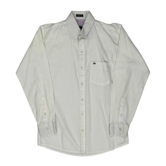 Tommy Hilfiger Shirt - Medium White Cotton