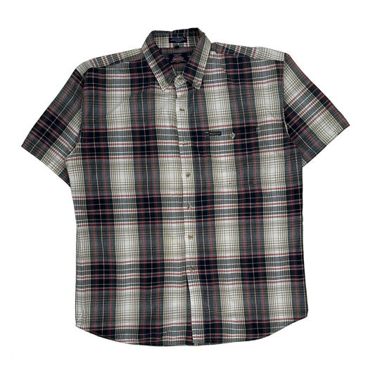 Vintage Dickies Checked Short Sleeve Shirt - Large Multicoloured Cotton
