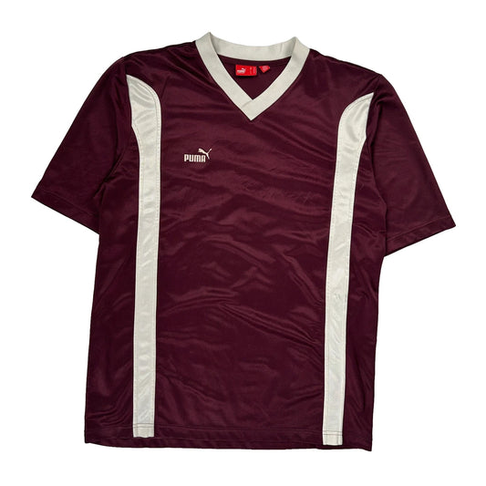 Number 8 Puma Football Shirt - XL White Polyester