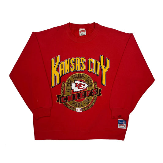 Vintage Kansas City Chiefs Nutmeg Football Sweatshirt - XL Red Cotton