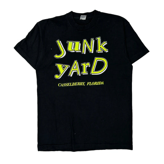 Junk Yard Casselberry, Florida Fruit Of The Loom Single Stitch T-Shirt - Large Black Cotton